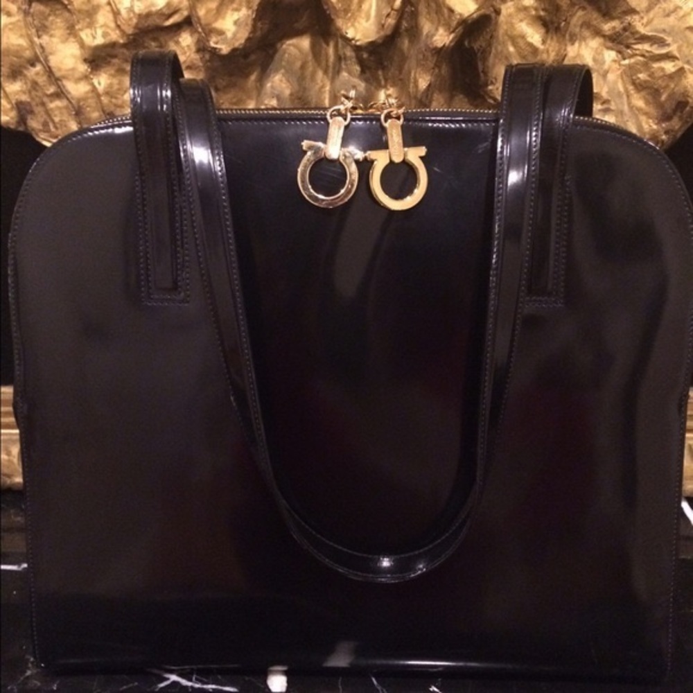💃NWT VINTAGE SALVATOR FERRAGAMO LEATHER HANDBAG💃